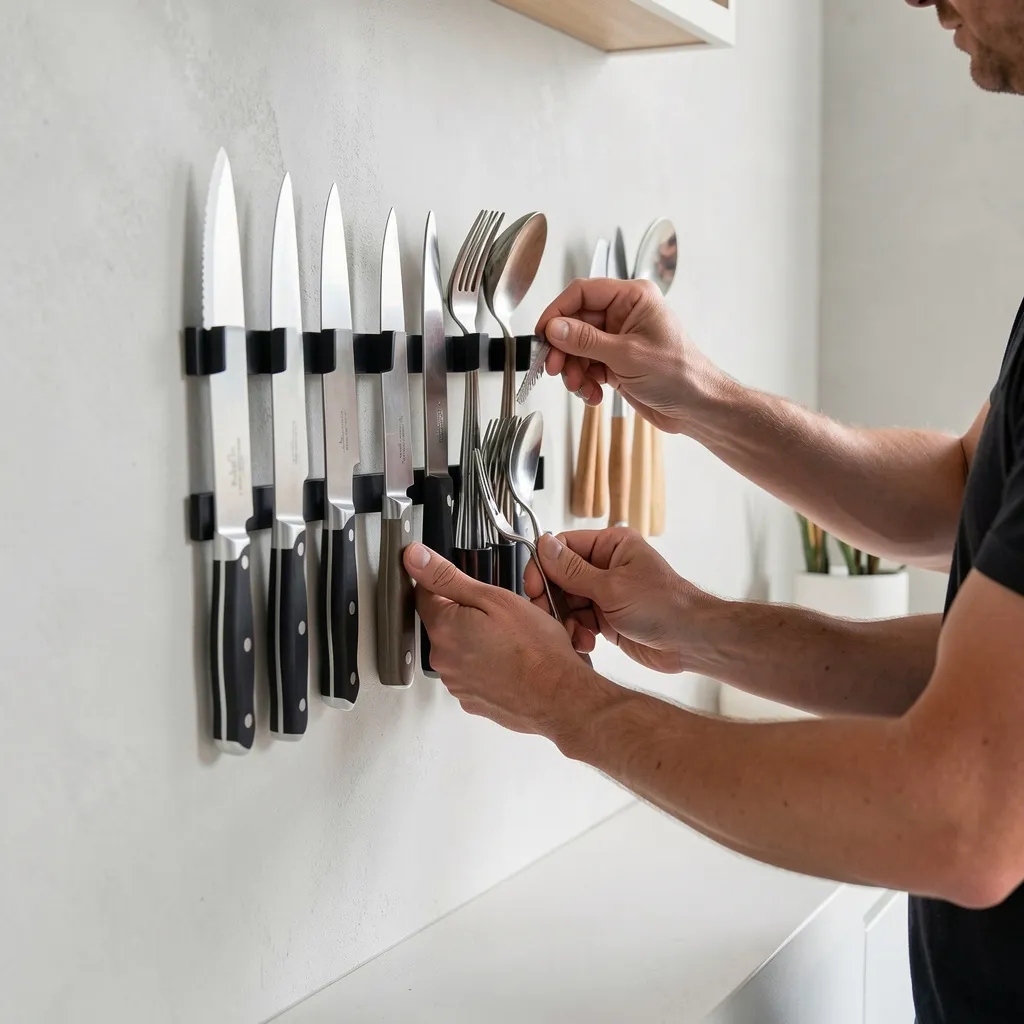 Cardboard box, tape and return label on a table